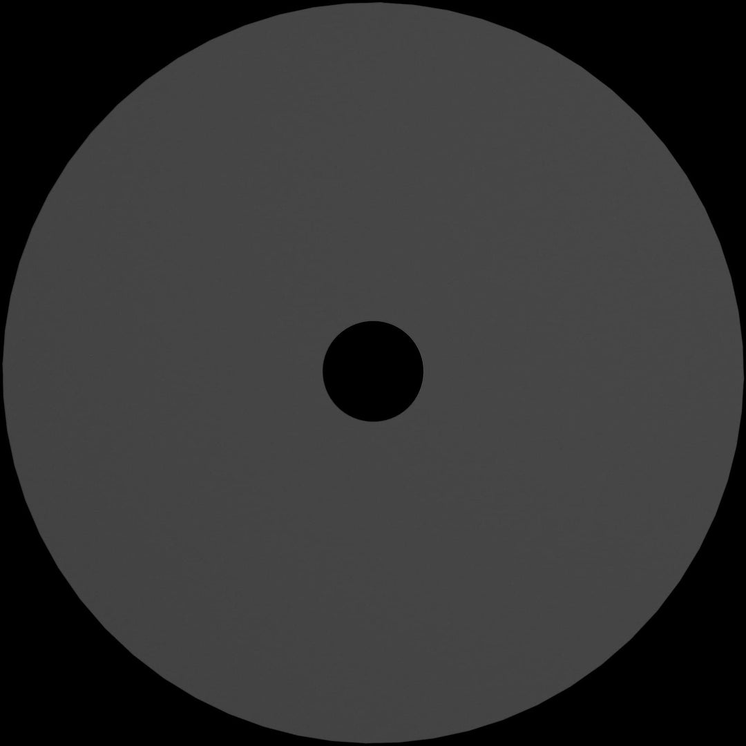 Calibo Crest 200mm Round Back Plate Only | Black