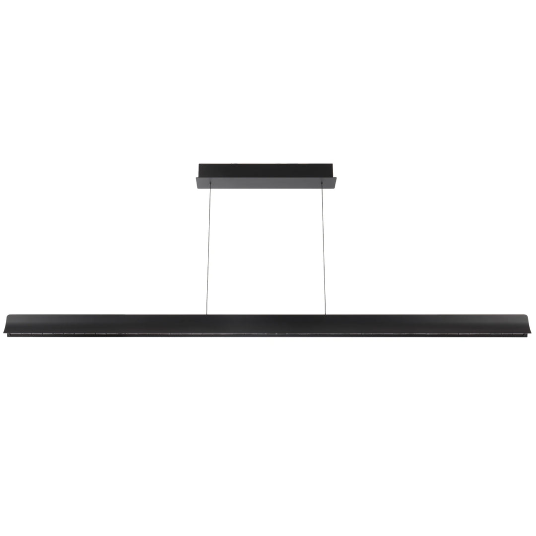 Telbix 1 Light Lucid LED Pendant Light | Black