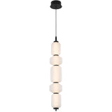 Telbix Torso 5 Light LED Pendant | Black