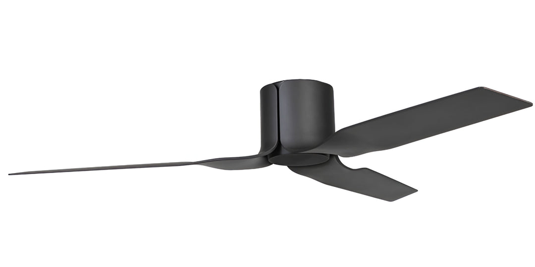 Fanco Flow 52" Low Profile DC Ceiling Fan with Remote | Black