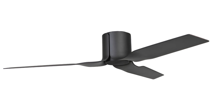 Fanco Flow 52" Low Profile DC Ceiling Fan with Remote | Black