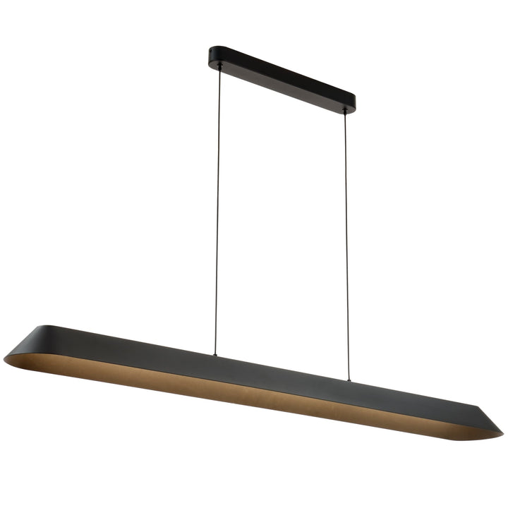 Telbix Corsa Tricolour LED Linear Pendant | Black