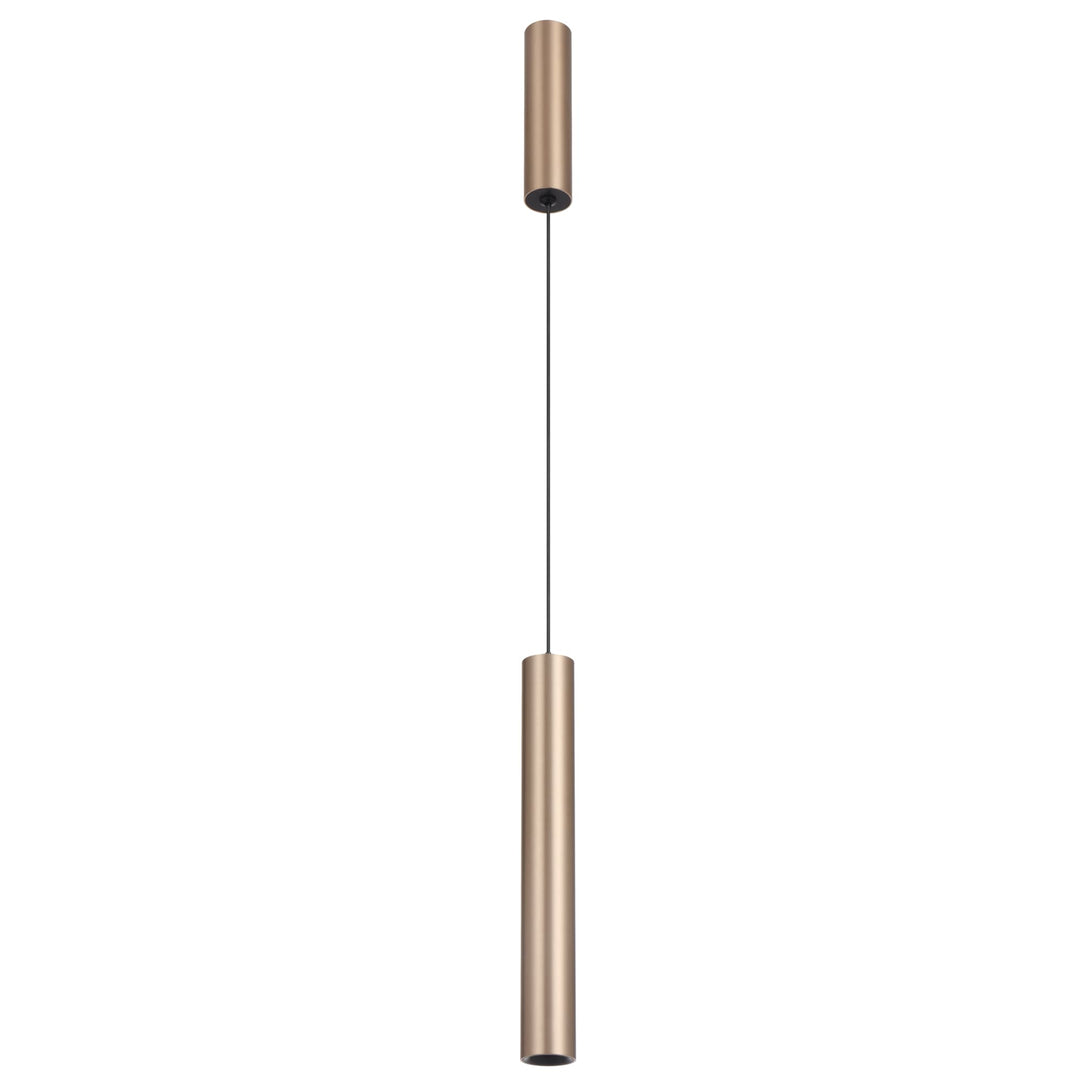 Telbix Verano Dual Cylinder Slim LED Pendant Light | Copper