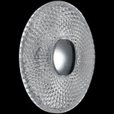 Calibo Bilby Crystalline 180mm Round LED Wall Light | Chrome