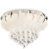 Telbix Odessa 10 Light Crystal CTC Light | White Nickel