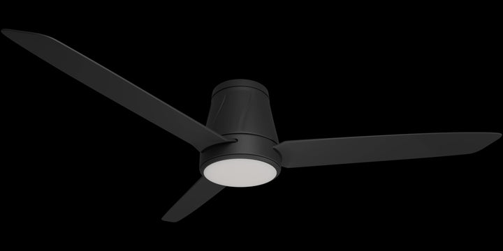 Calibo Profile 50" (1250mm) DC Low Profile Ceiling Fan with 18W CCT Dimmable Light and Remote | Matte Black