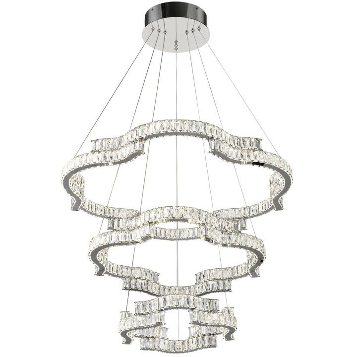 Telbix Jura 3 Tier Pendant Light | Chrome