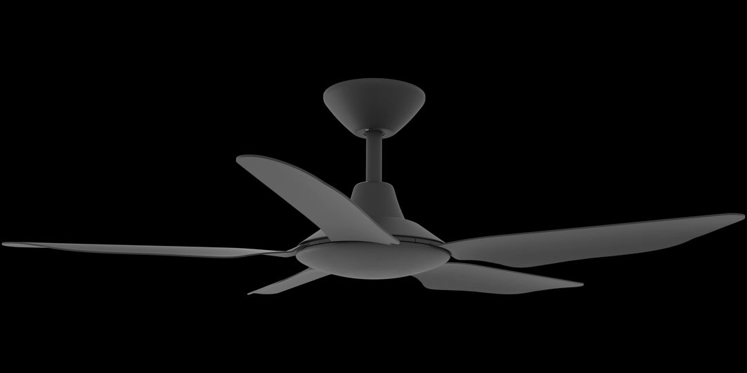 Calibo Storm 42" (1070mm) 5 Blade Indoor/Outdoor DC Ceiling Fan & Remote | Black