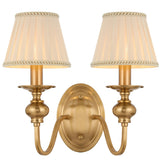 Telbix Siedel 2-Light Wall Bracket with Shades | Copper