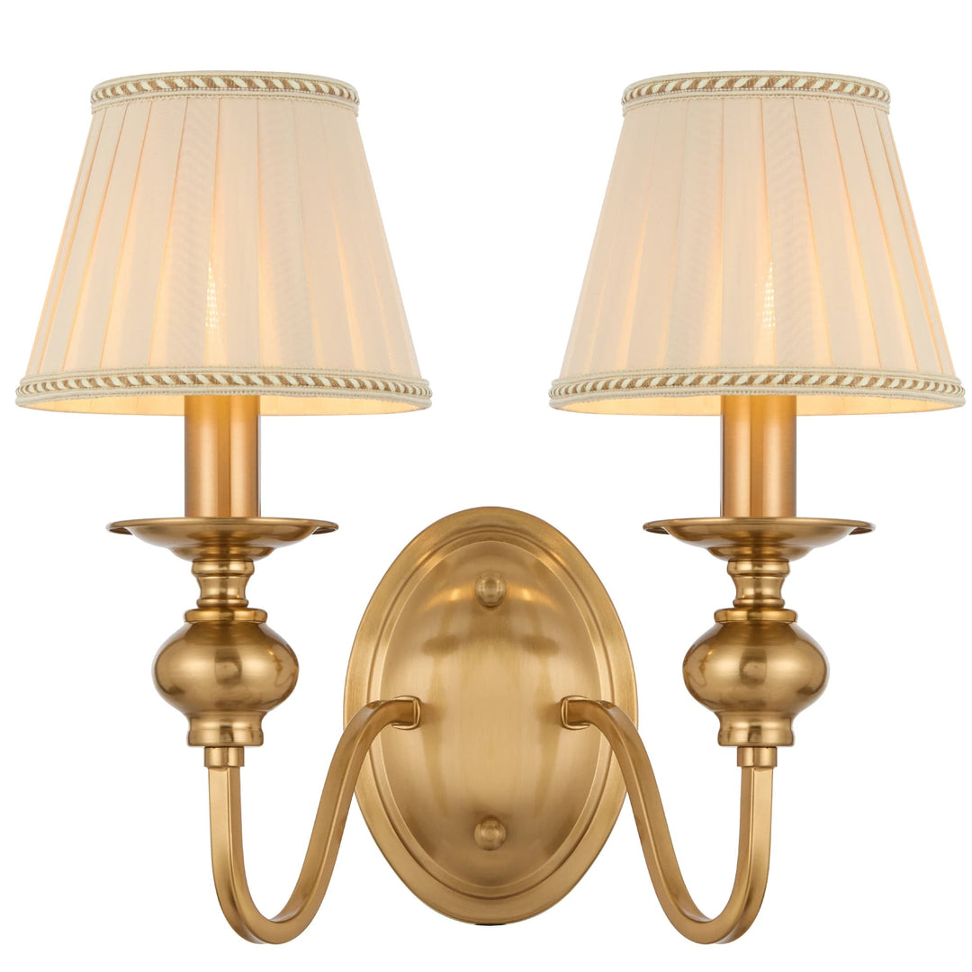 Telbix Siedel 2-Light Wall Bracket with Shades | Copper