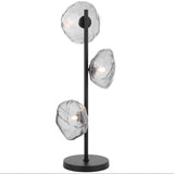 Telbix Zecca 3 Light Table Lamp | Black and Smoke