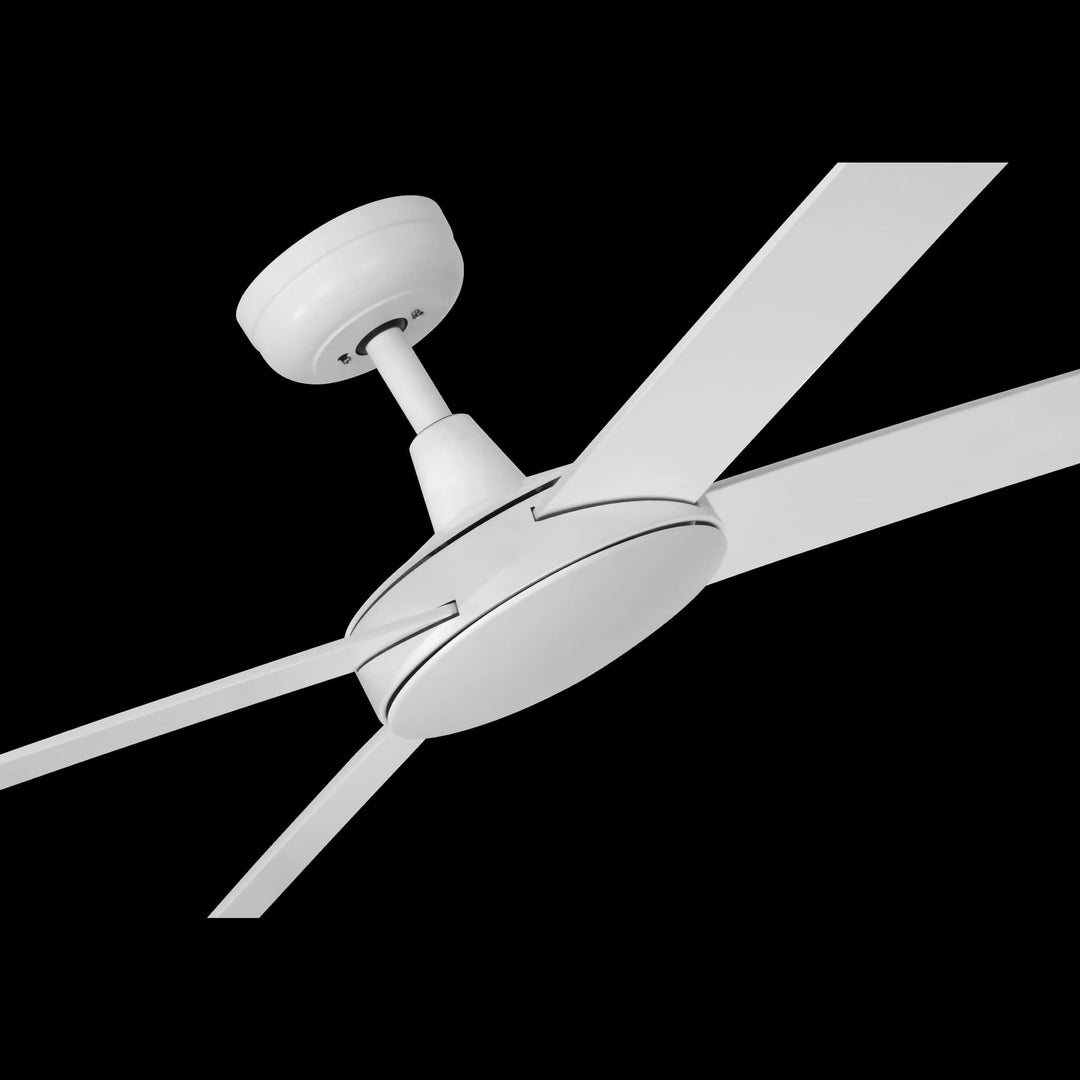 Fanco Eco Silent 52" DC Ceiling Fan with Wall Control and Remote | White