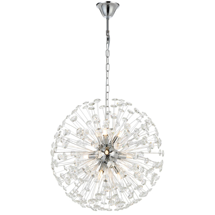 Telbix Lerida 9 Light Pendant | Chrome