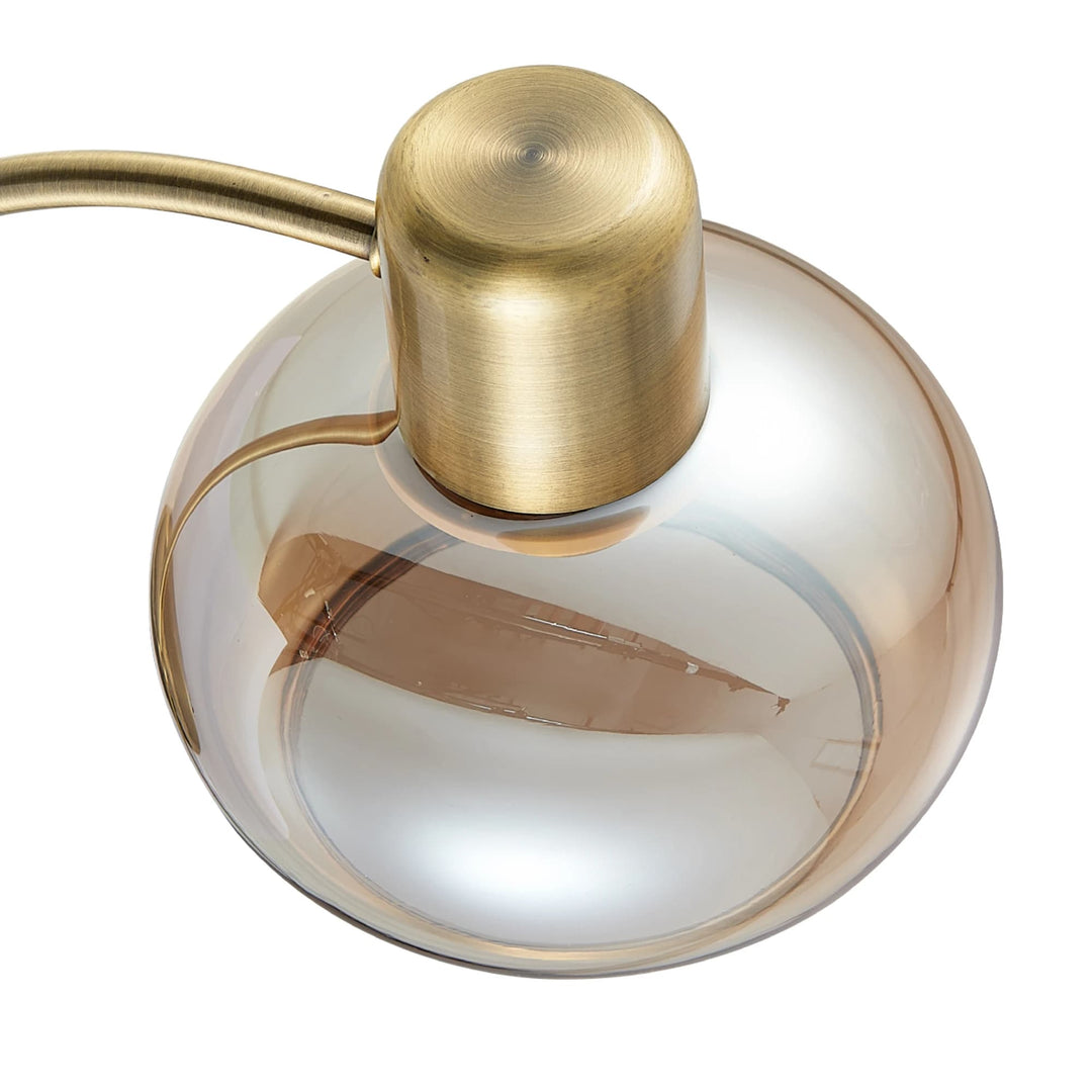 Telbix Marbell 1 Light Wall Light (E27) | Antique Brass