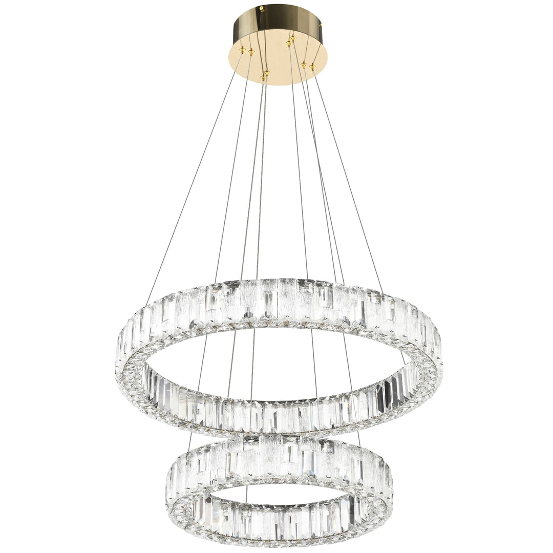 Telbix Rias 2 Tier Pendant Light | Gold
