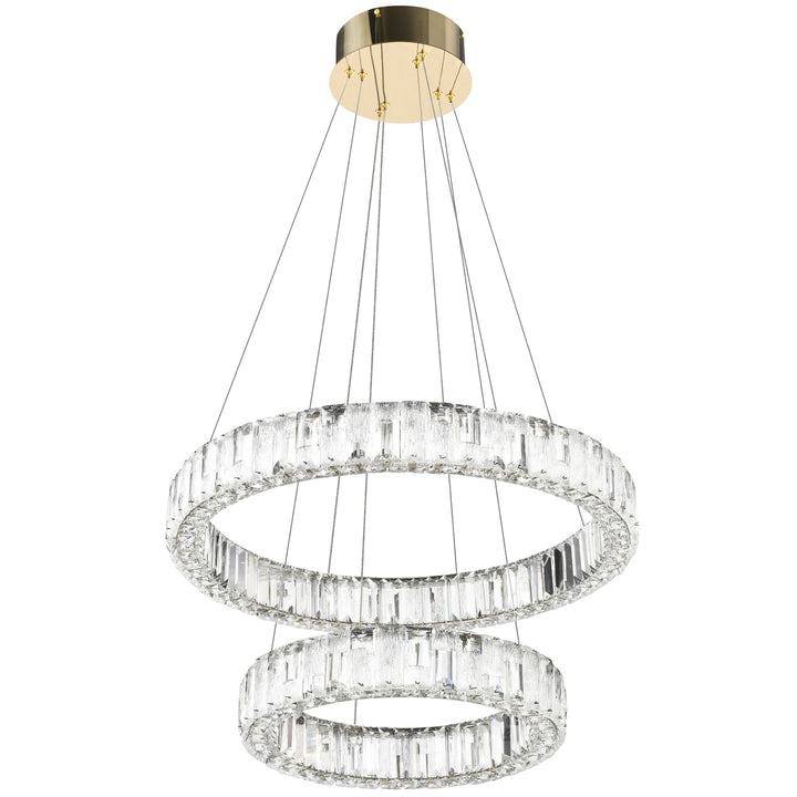 Telbix Rias 2 Tier Pendant Light | Gold