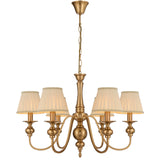Telbix Siedel 6-Light Pendant with Shades | Copper