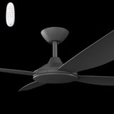 Calibo Vanga 56" DC Smart Ceiling Fan with Remote Control | Black
