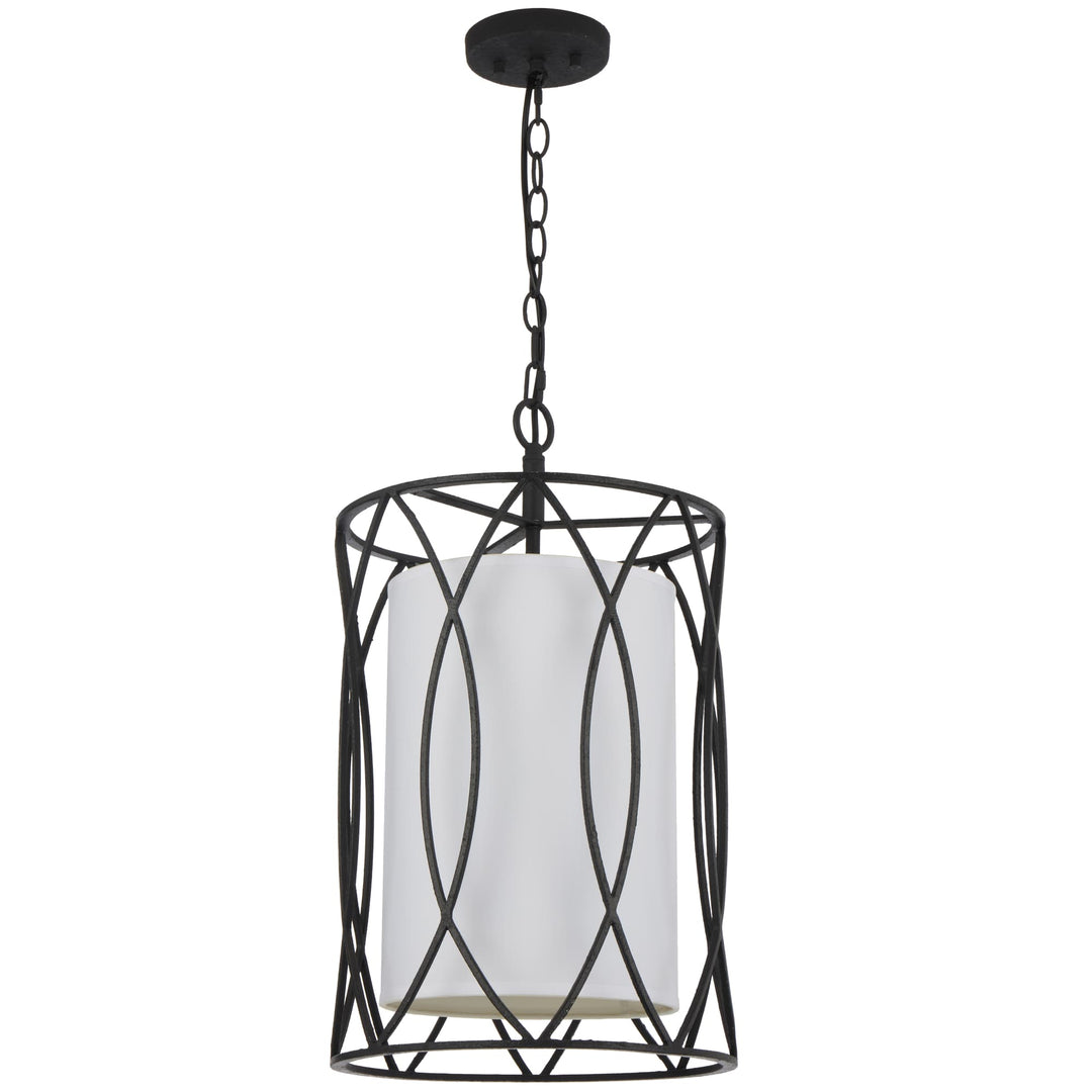 Telbix Dover 3 Light Pendant | Black