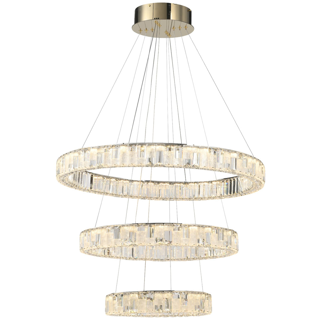 Telbix Rias 3 Tier Pendant Light | Gold