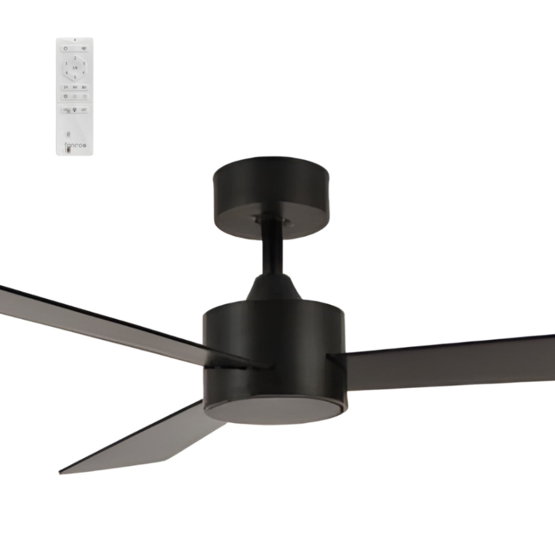 Fanco Urban-iD 52" DC Ceiling Fan with Remote | Black