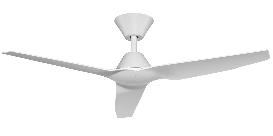 Fanco Infinity-iD 48" Smart DC Ceiling Fan with TriControl | White