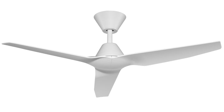Fanco Infinity-iD 48" Smart DC Ceiling Fan with TriControl | White