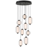 Telbix Torso 9 Light LED Pendant Light | Black