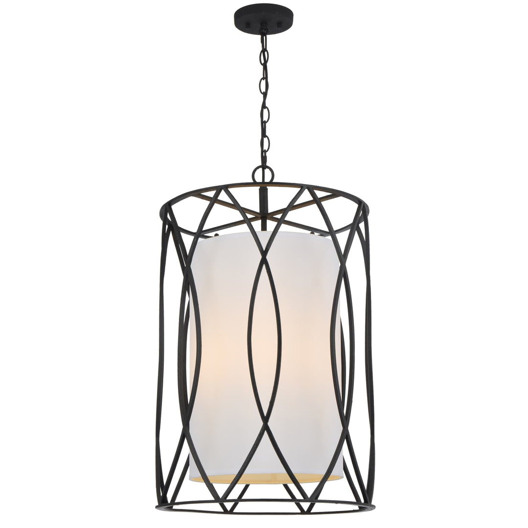 Telbix Dover 4 Light Pendant | Black
