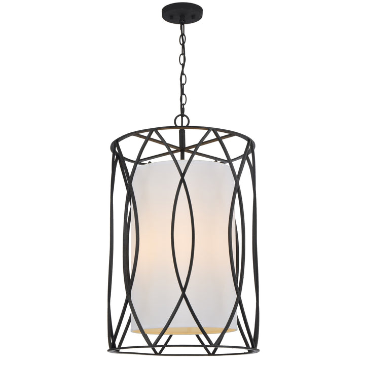 Telbix Dover 4 Light Pendant | Black