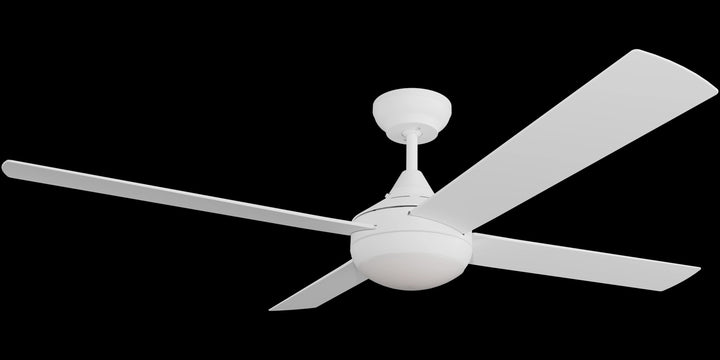 Calibo Kestrel 48" (1220mm) Indoor/Outdoor DC Ceiling Fan with 18W CCT LED Light & Remote | White