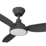 Calibo Sora 52" DC Ceiling Fan with LED Light, Wall Control and Remote | Black