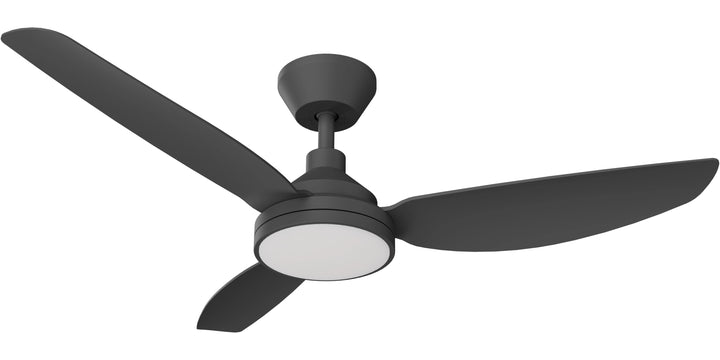 Calibo Sora 52" DC Ceiling Fan with LED Light, Wall Control and Remote | Black