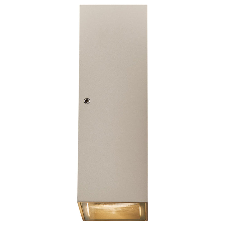 Nordlux Rold Flat Up/Down Outdoor LED Wall Light | Sand