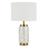 Telbix Seneca 1 Light Table Lamp (E27) | White