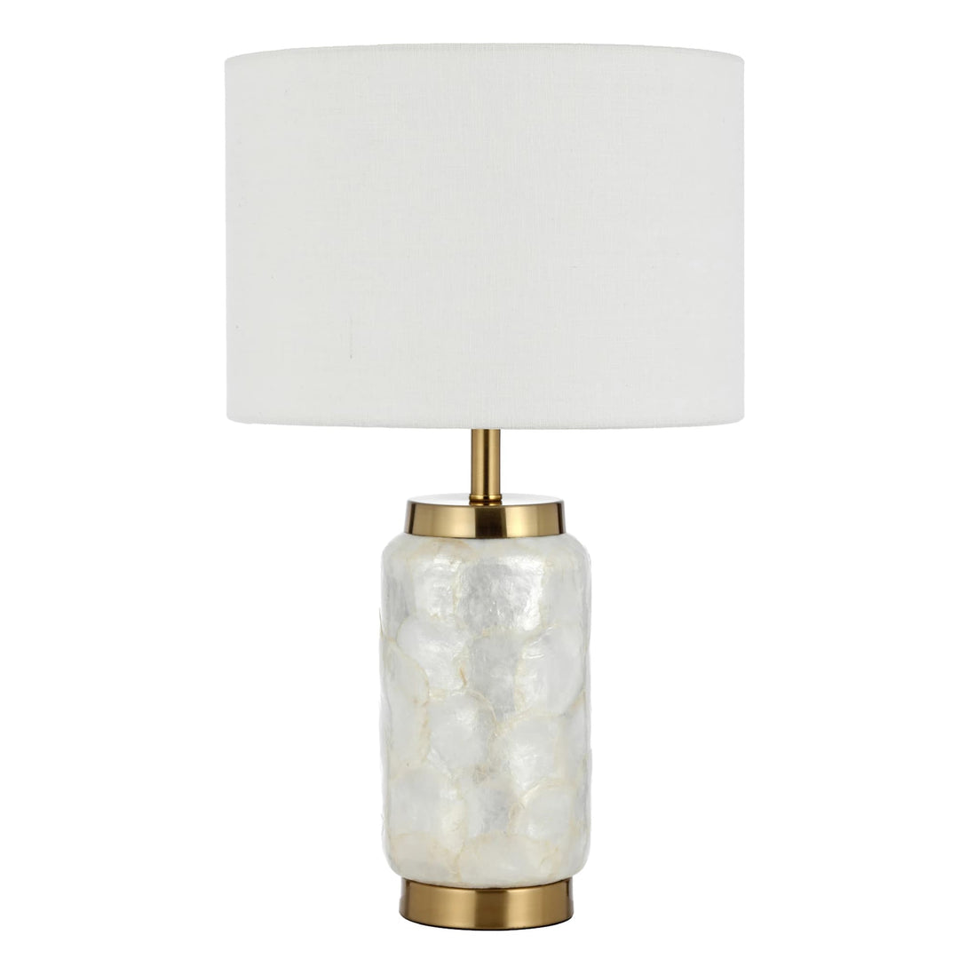 Telbix Seneca 1 Light Table Lamp (E27) | White