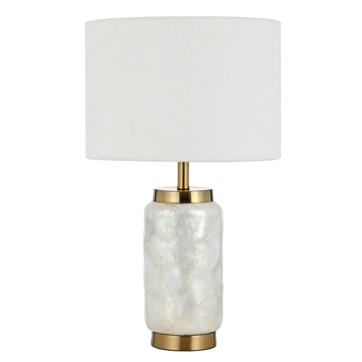 Telbix Seneca 1 Light Table Lamp (E27) | White