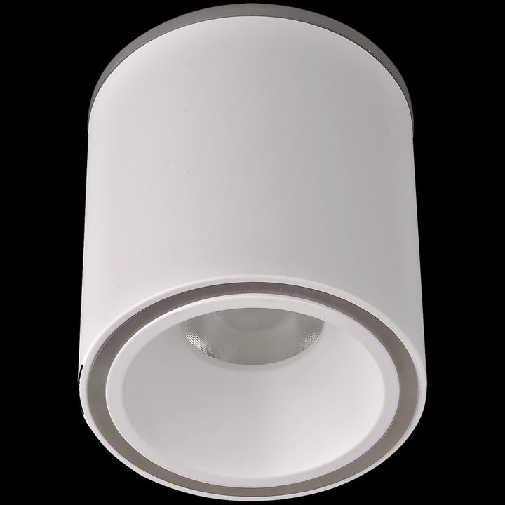 Calibo Glider 100mm Round LED Surface Mounted Downlight | White
