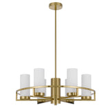 Telbix Brass Eamon Round Pendant Light (E14) | 6 Light