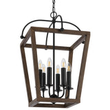 Telbix Black Lacota Pendant Light | 6 Light