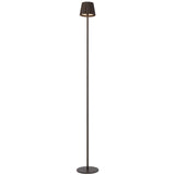 Telbix Mindy Rechargeable LED Floor Lamp | Brown