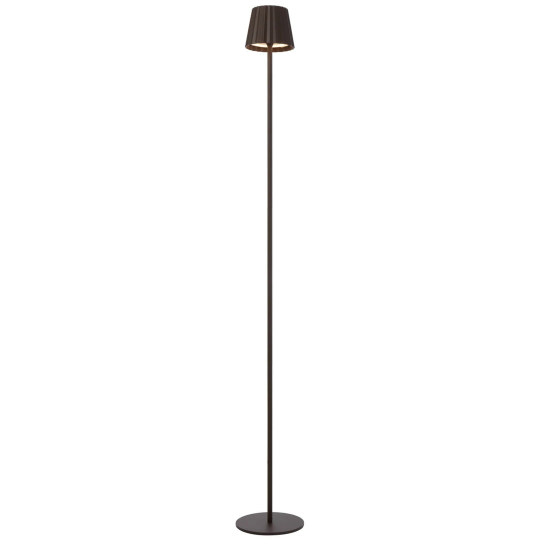 Telbix Mindy Rechargeable LED Floor Lamp | Brown