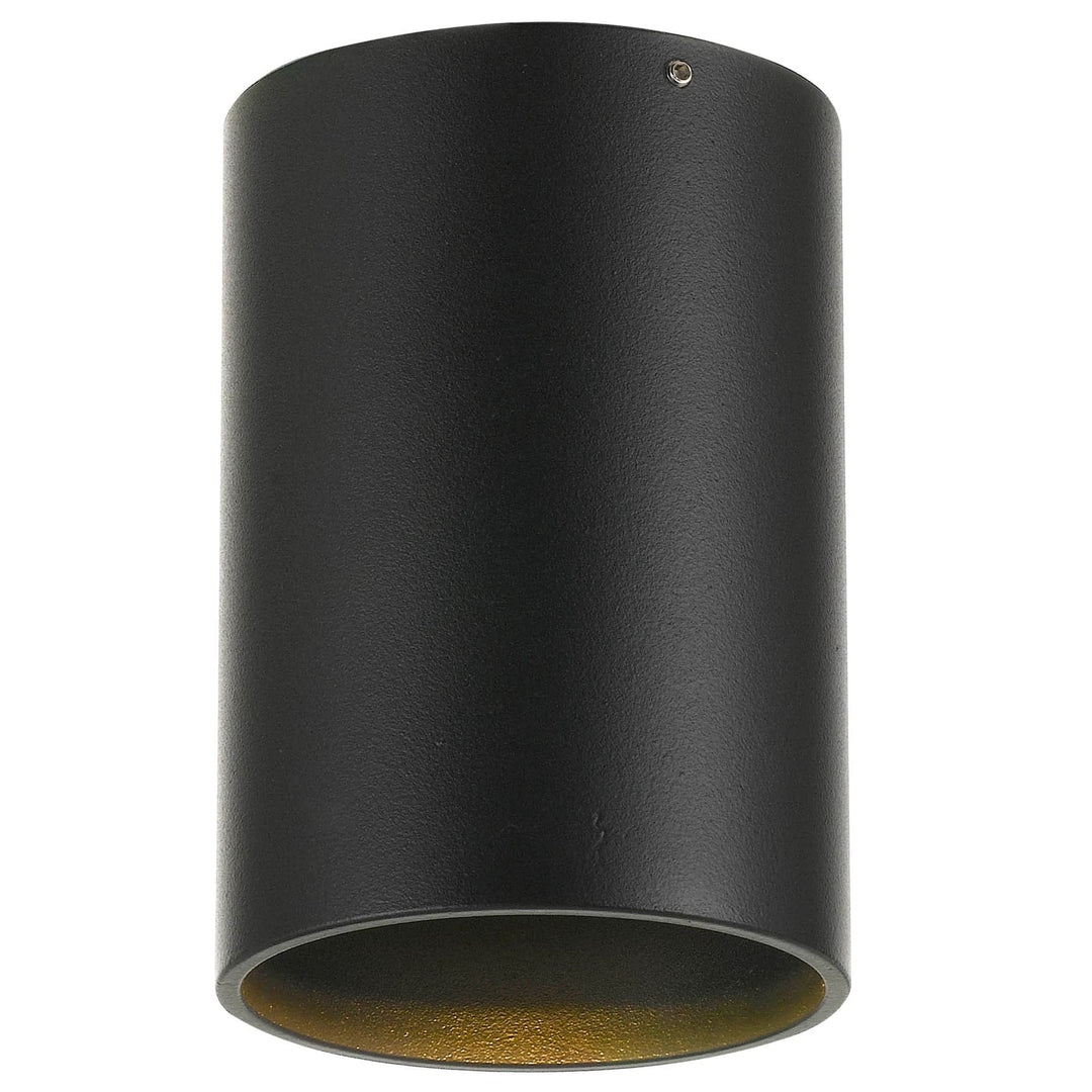 Telbix Keon Black 20W Dimmable Surface Mounted LED Downlight | Cool White