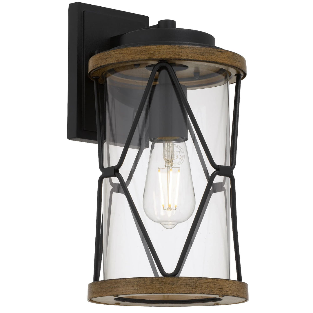 Telbix Capstan 35 Exterior Wall Light | Black