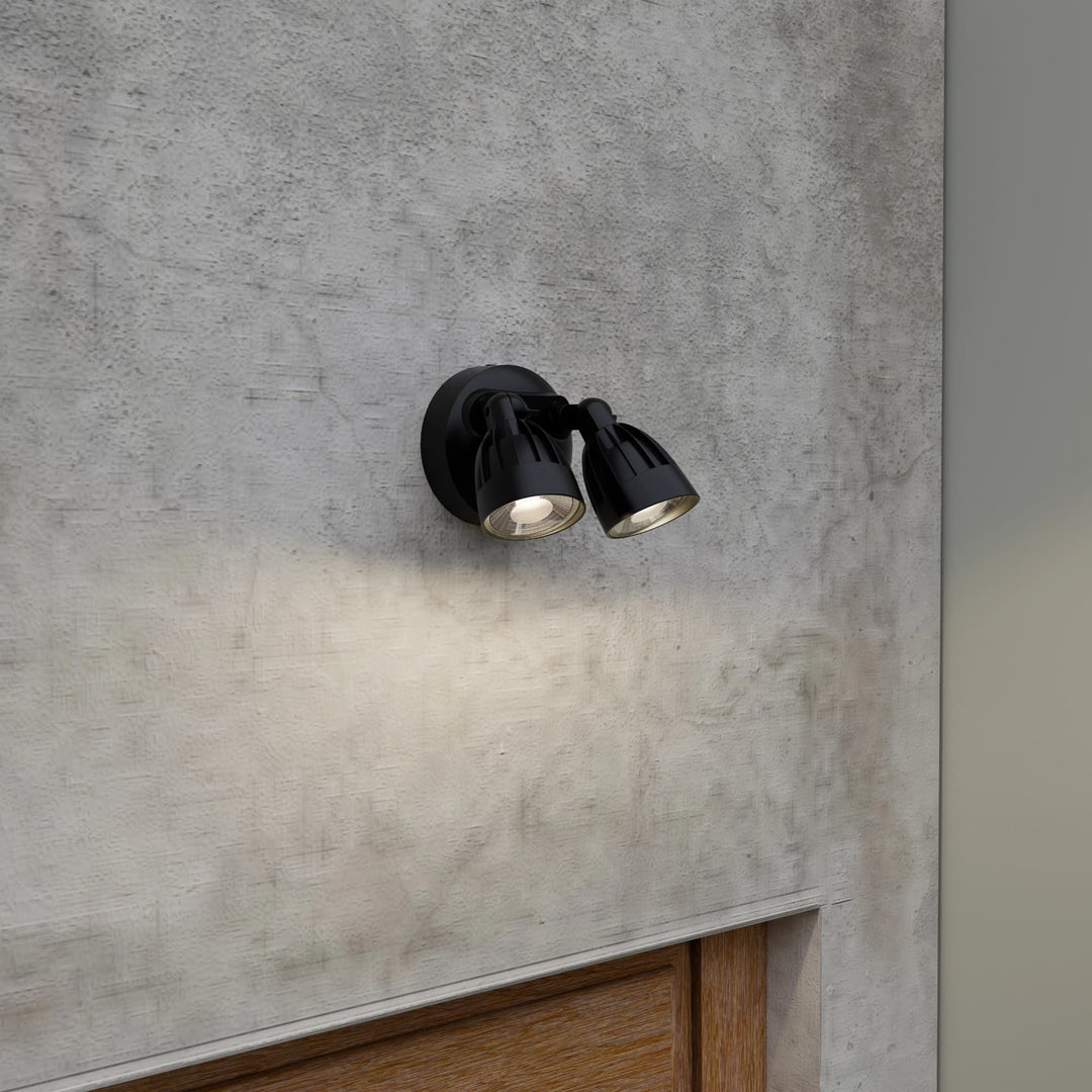 Calibo Nighthawk Double LED Spotlight | Black