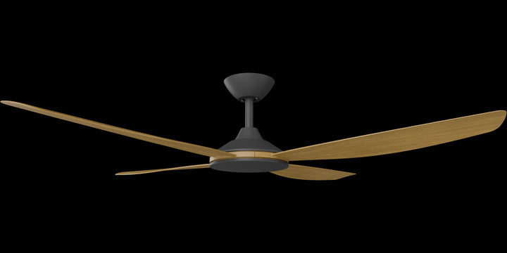 Calibo Vanga 56" DC Smart Ceiling Fan with Remote Control | Black and Teak