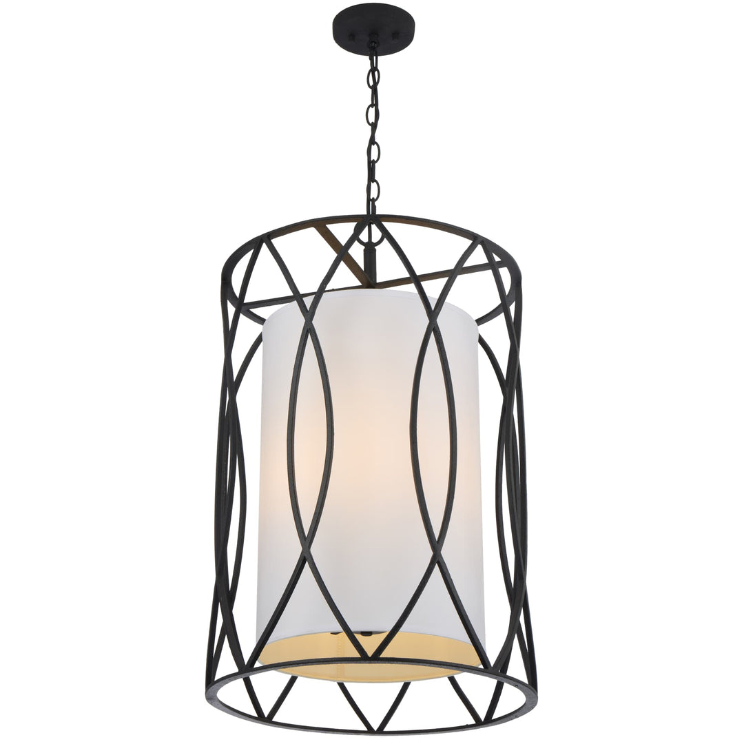 Telbix Dover 4 Light Pendant | Black