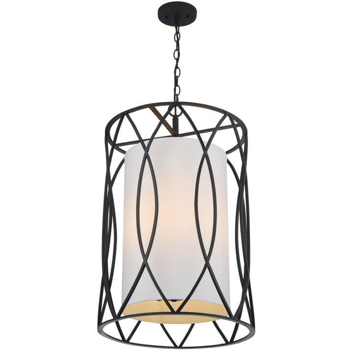 Telbix Dover 4 Light Pendant | Black