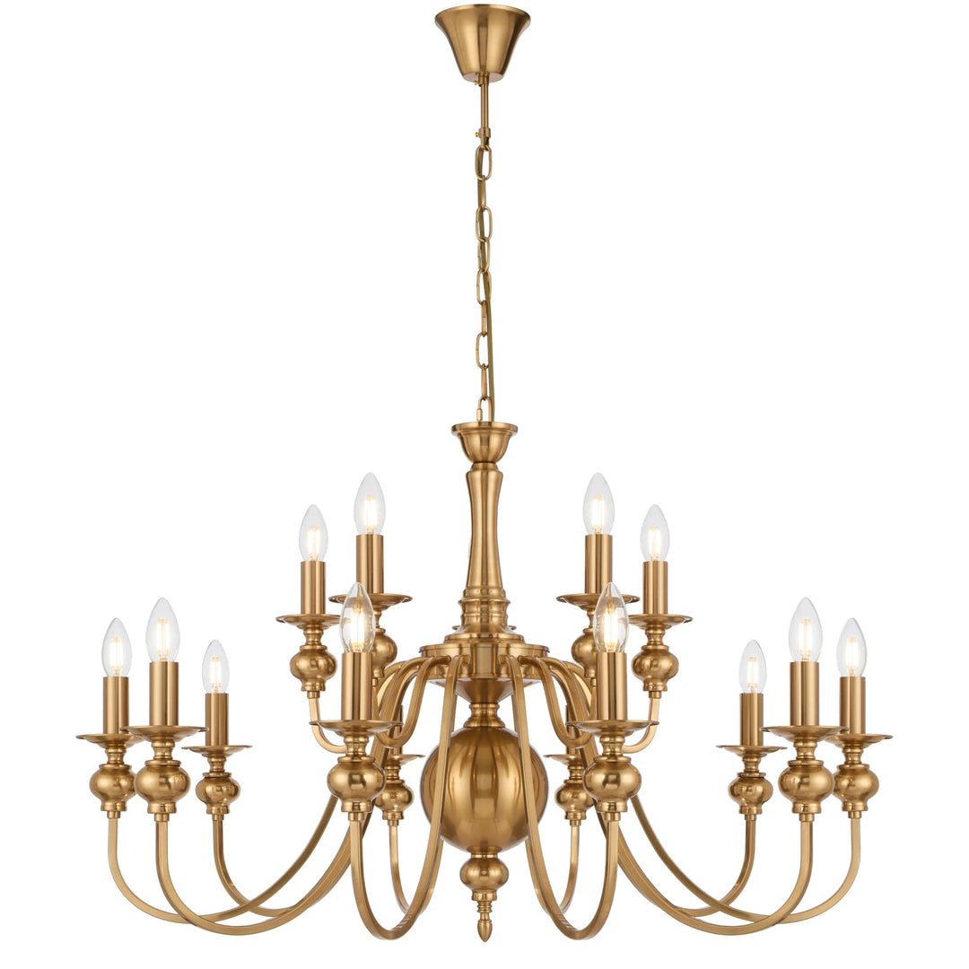 Telbix Siedel 15-Light Pendant | Copper