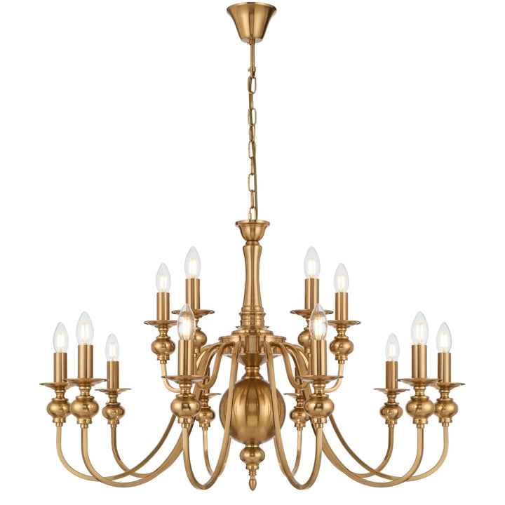 Telbix Siedel 15-Light Pendant | Copper